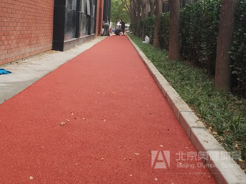 小區公園健身步道如何施工