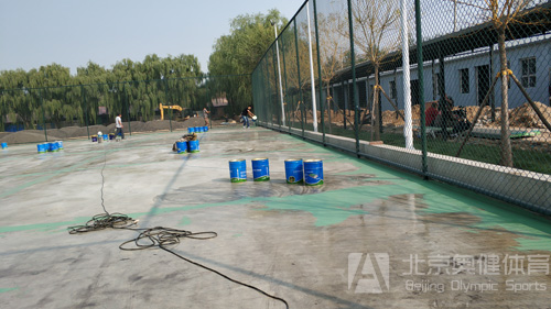 北京籃球場塑膠施工價格