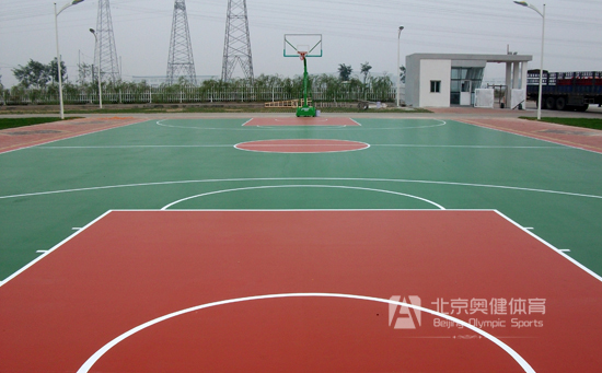 復合型硅PU塑膠籃球場