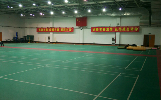 pvc運動地板羽毛球場地面