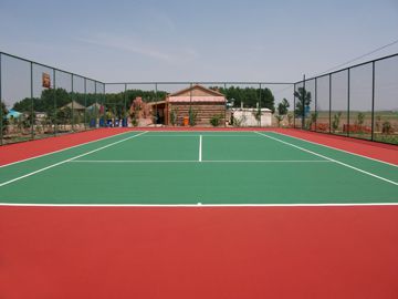 吉林丙烯酸網球場施工工程案例之森工集團伊通滿族生態園