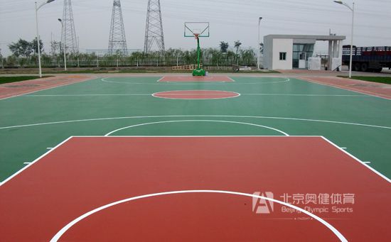 硅pu室外籃球場施工方案
